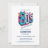 80s Stijl Retro Klassieke Partij Kaart (Voorkant)