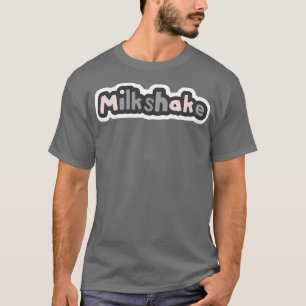 80s Strawberry Milkshake Roze Typografie T-shirt