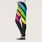 80's Stripes en Kleuren Leggings (Links)