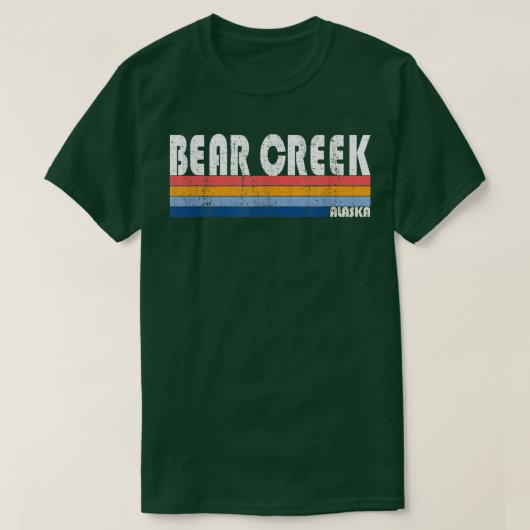 80s Style Beer Creek, AK1984 T-shirt (Design voorkant)