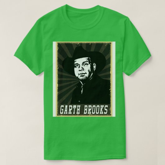 80s Style Garth Brooks TShirt (Design voorkant)