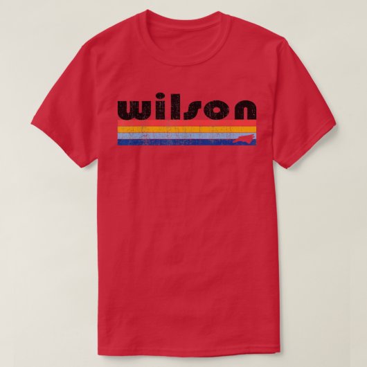 80s Style Wilson NC T-shirt (Design voorkant)
