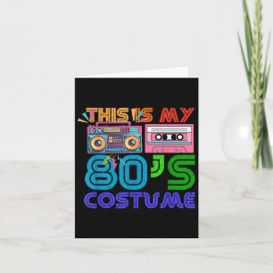 80s Styles Mannen Vrouwen Halloween 1980s Dit is m Kaart