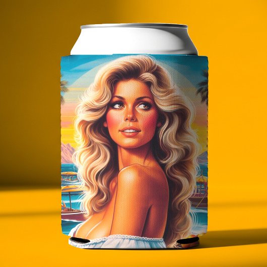 80s Summer Woman Blikjeskoeler