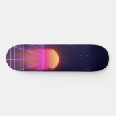 80s Sunset Persoonlijk Skateboard (Horizontaal)