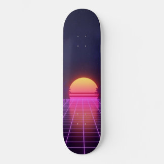 80s Sunset Persoonlijk Skateboard