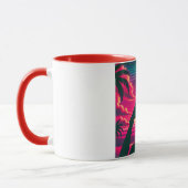 80s Sunset Romantische Liefde Mok (Links)
