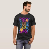 80s Synthwave Synthesizer Synth Retro familie T-shirt (Voorkant volledig)