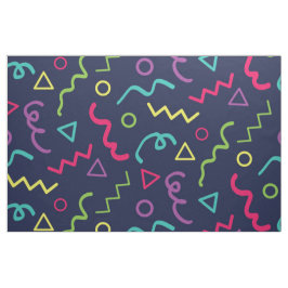 80s tachtiger jaren retro feest neon Memphis patro Stof