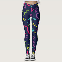 80s tachtiger jaren retro neon Memphis patroon