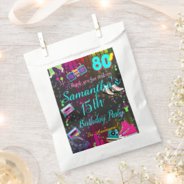 80's tas, terug naar de 80's, elke leeftijd, bedankzakje