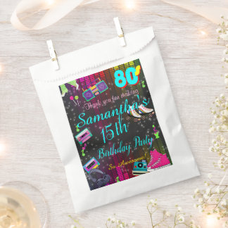 80's tas, terug naar de 80's, elke leeftijd, bedankzakje