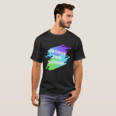 80's te cool voor school t-shirt (Voorkant volledig)