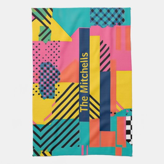 80s Trendy Theedoek (Verticaal)