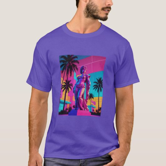 80s Vaporwave Venus Vibes T-shirt (Voorkant)