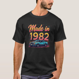  80s Verjaardag Made in 1982 T-shirt