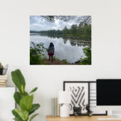 80s Verloren in het Bossen Poster (Thuiskantoor)