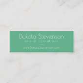 80s Vers Abstract | Roze en groene vormen Website Mini Visitekaartje (Achterkant)