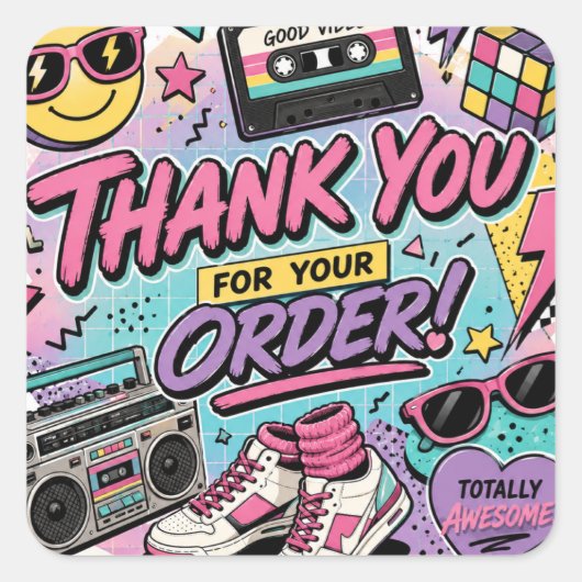 80s Vibe Sticker (Voorkant)