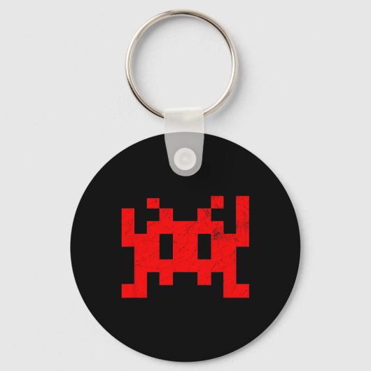 80s Video Game Retro Arcade Sleutelhanger (Voorkant)