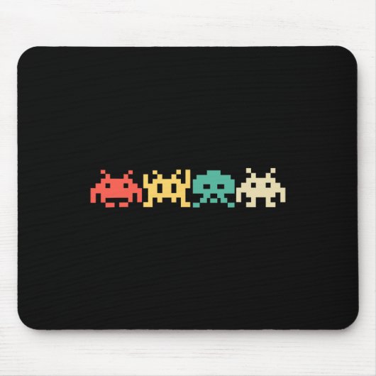 80s videogame  Retro Arcade 1 Muismat (Voorkant)
