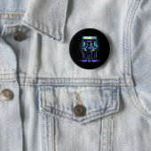 80s videogame Retro Arcade 3 Ronde Button 5,7 Cm (In situ)