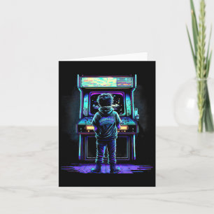 80s Videospel Vintage Retro Arcade 3  Kaart