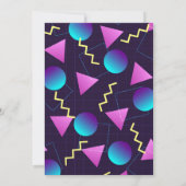 80s vs 90sFeestuitnodiging of 40ste verjaardag Kaart (Achterkant)