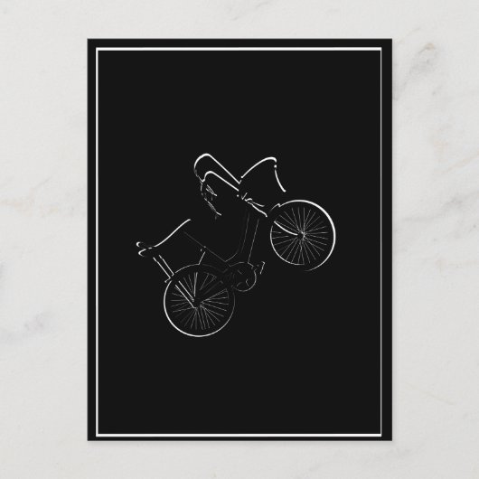 80's Wheelie Briefkaart (Voorkant)