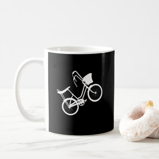 80's Wheelie (Wit) Koffiemok (Met donut)