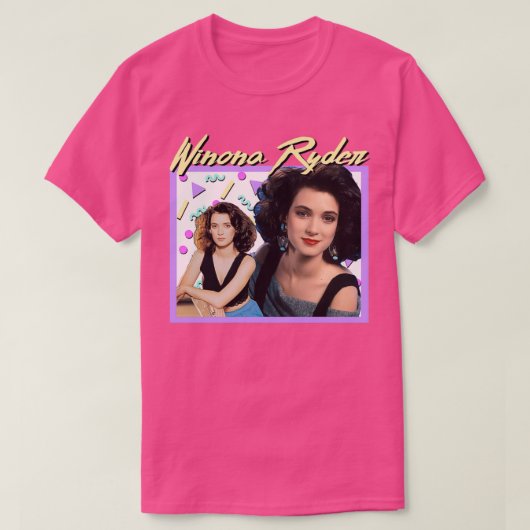 80s Winona Ryder T-shirt (Design voorkant)