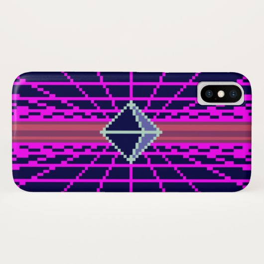 '80s Zone Hoesje-Mate iPhone Case Case' (Achterkant (horizontaal))