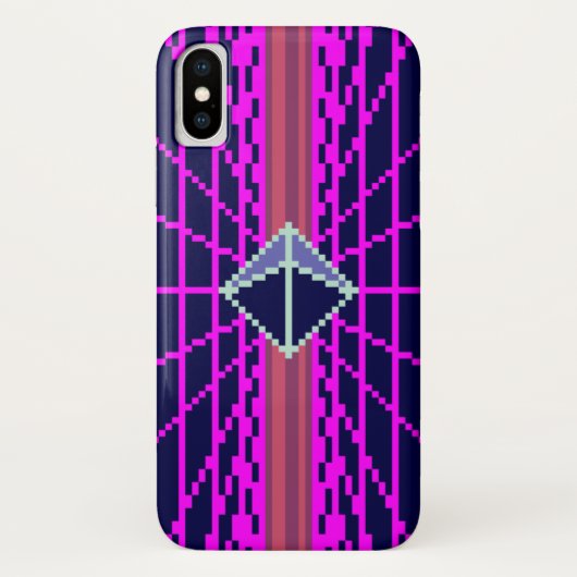 '80s Zone Hoesje-Mate iPhone Case Case' (Achterkant)