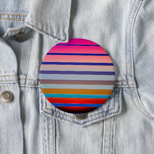 80's Zonsondergang Ronde Button 4,0 Cm (In situ)