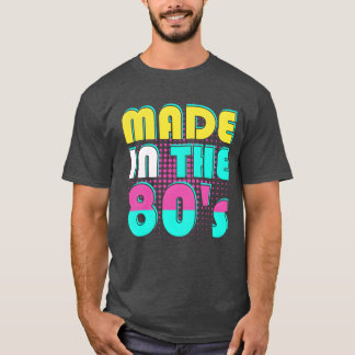 80she 80s Muziek grappig T-shirt