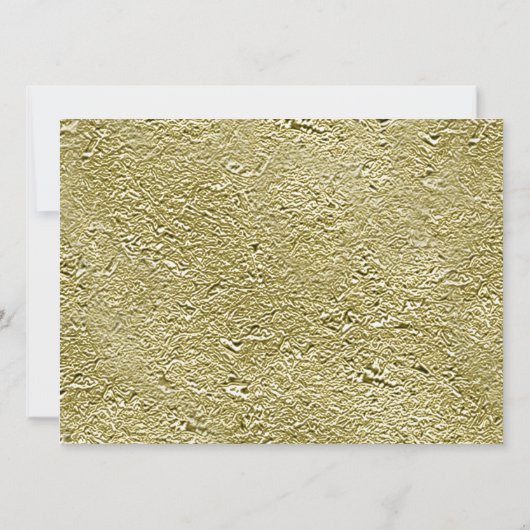 80ste aangepaste foto wit en goud kaart (Achterkant)