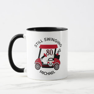 80ste (elke leeftijd) verjaardag Aangepaste wagen  Mok