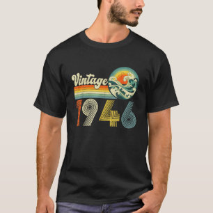 80ste Geboren in 1946 Grappige mannen vrouwen 80 j T-shirt