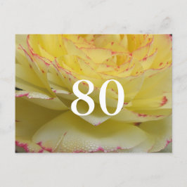 80ste verjaardag briefkaart