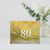80ste verjaardag briefkaart (Staand voorkant)