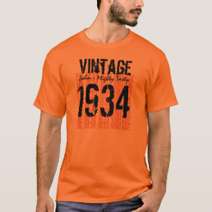 80ste verjaardag Cadeau Best 1934 V04 T-shirt