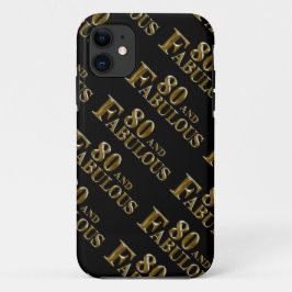 80ste verjaardag  Case-Mate iPhone case