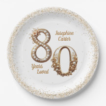 80ste verjaardag Elegant Feest