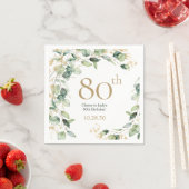 80ste verjaardag Eucalyptus Servet (Insitu)