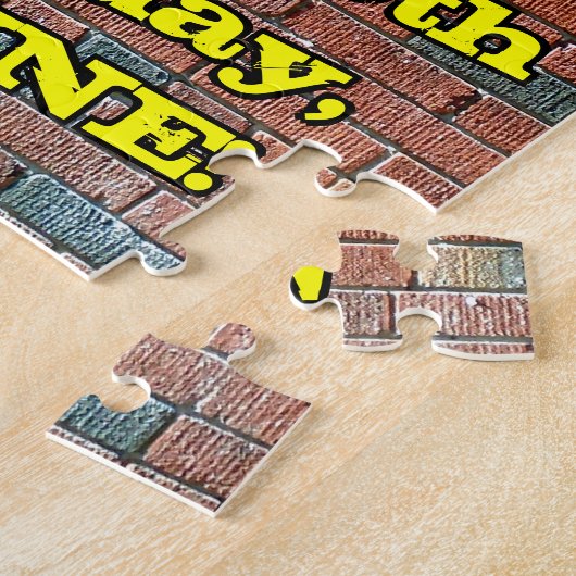 80ste verjaardag: Fun Graffiti-geïnspireerde regen Legpuzzel (Zijkant)