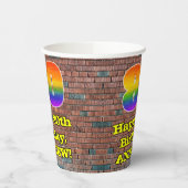 80ste verjaardag: Fun Graffiti-geïnspireerde regen Papieren Bekers (Links)