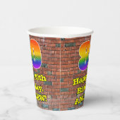 80ste verjaardag: Fun Graffiti-geïnspireerde regen Papieren Bekers (Rechts)