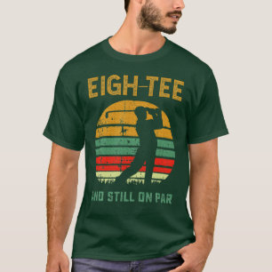 80ste verjaardag golf woordgrap golfen 80-jarige g t-shirt