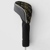 80ste verjaardag  golfheadcover (Schuin)