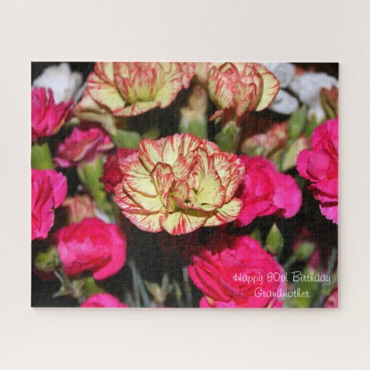 80ste verjaardag Granny. Legpuzzel (Horizontaal)